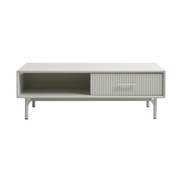 Tavolino da salotto grigio chiaro 60x120 cm Palma – Unique Furniture-image-1