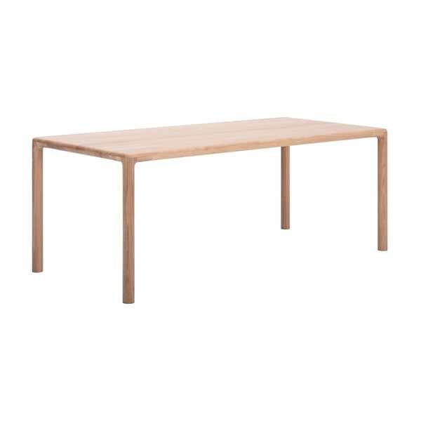 Tavolo da pranzo in rovere massiccio 90x200 cm Derven – Gazzda