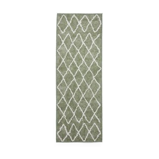 Passatoia verde lavabile 61x170 cm Coral Green – Think Rugs