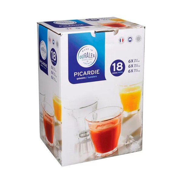 Set di 18 bicchieri da 180 ml Picardie - Duralex-image-1