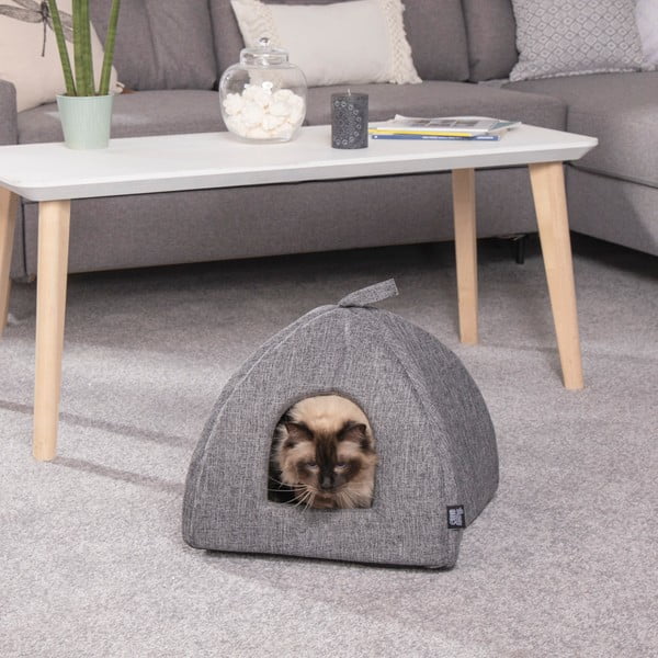 Bozzolo grigio per gatti 40x40 cm - Love Story-image-1