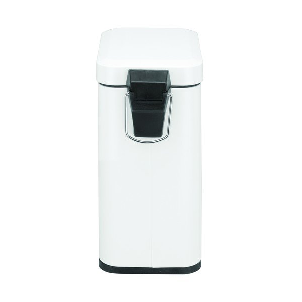 Cestino con piedini in metallo bianco , 5 l - iDesign-image-4