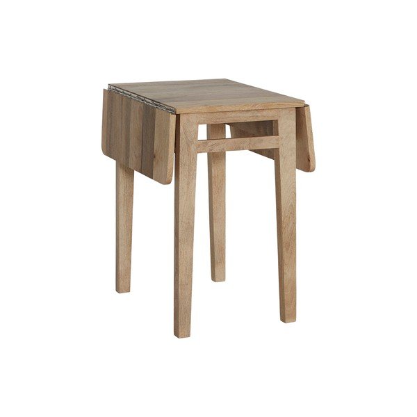 Tavolo da pranzo in mango massiccio allungabile con estensione 43,5x60 cm Derri – Ellos Home-image-4
