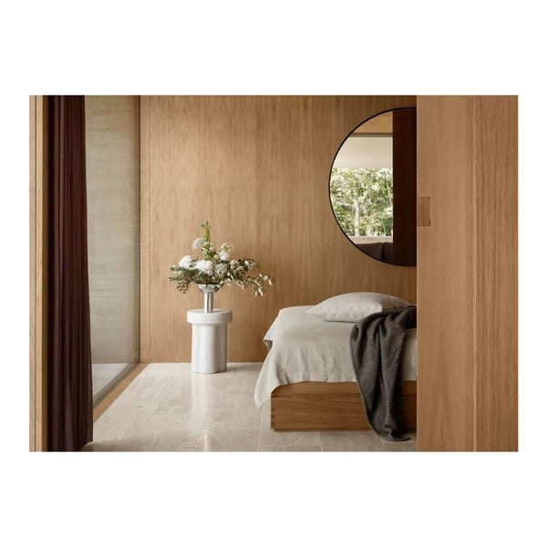 Specchio da parete con cornice in legno ø 110 cm Miro - Blomus-image-1