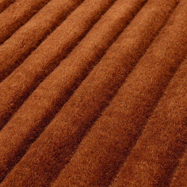 Tappeto color terracotta in lana tessuto a mano 120x170 cm – Asiatic Carpets-image-3