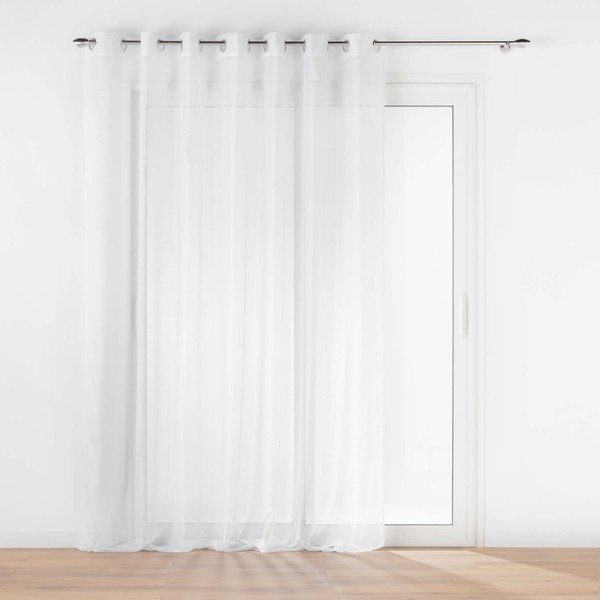 Tenda sottile bianca in voile 240x240 cm Lissea – douceur d'intérieur