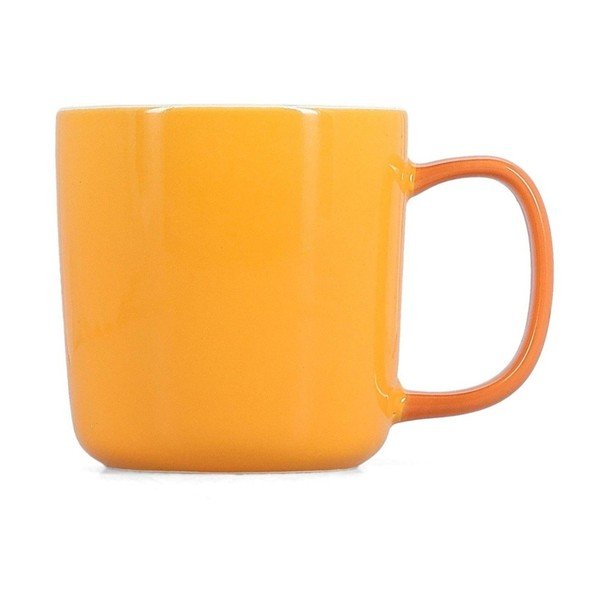 Tazza arancione in new bone china 370 ml Mae – ONA