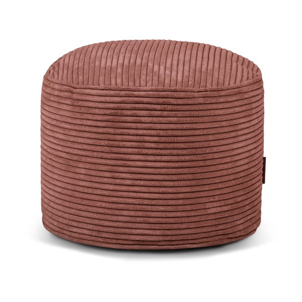 Puof a sacco color mattone con rivestimento in velluto a coste Mini – SLOWDOWN