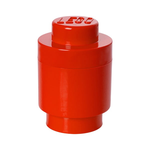 Scatola rotonda rossa, ⌀ 12,5 cm - LEGO®