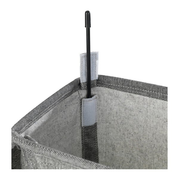 Cesto portabiancheria grigio scuro , 44,4 l Corno - Wenko-image-4