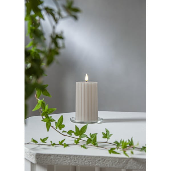 Candela LED (altezza 15 cm) Flamme Stripe - Star Trading-image-4