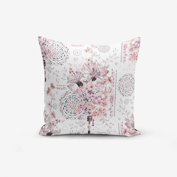 Federa in misto cotone Tema lavoro colore polvere, 45 x 45 cm - Minimalist Cushion Covers