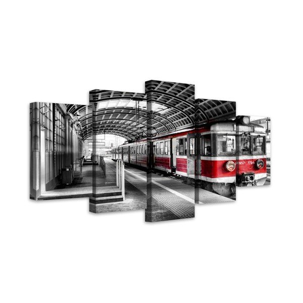Pittura in più parti Pociag, 100 x 150 cm - Styler