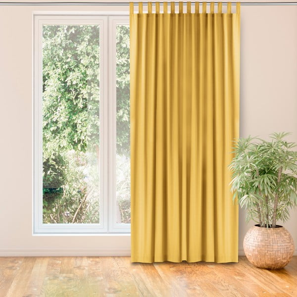 Tenda color senape 140x270 cm Carmena - Homede-image-1