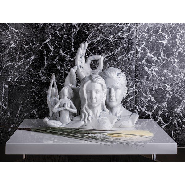 Statua in ceramica Hand - Villa Altachiara-image-1