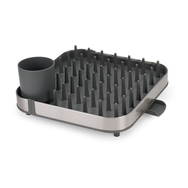 Scolapiatti regolabile grigio in acciaio inox 35x39 cm Duo - Joseph Joseph-image-3