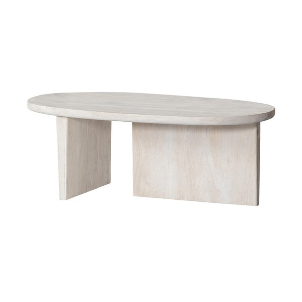 Tavolino da salotto di colore naturale in mango massiccio 110x60 cm Seam – WOOOD-image-3