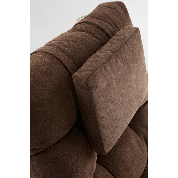 Poltrona greige con rivestimento in ciniglia Burleson – Jotex-image-4