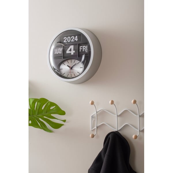 Attaccapanni da parete bianco in metallo 61 cm Zig Zag – PT LIVING-image-1