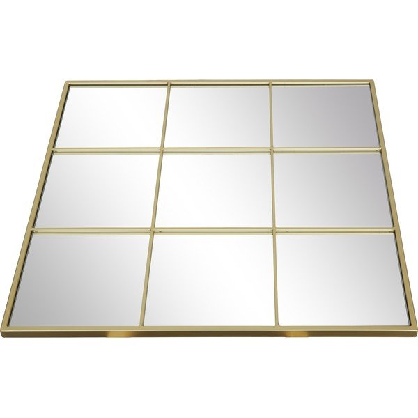 Specchio da parete con cornice in metallo color oro , 70 x 70 cm Clarita - Westwing Collection-image-2