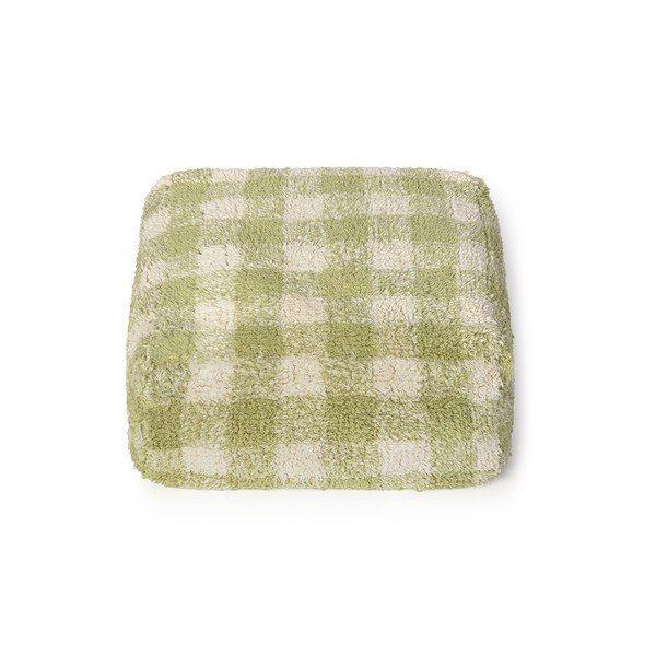 Pouf a sacco per bambini verde Vichy – Lorena Canals-image-2