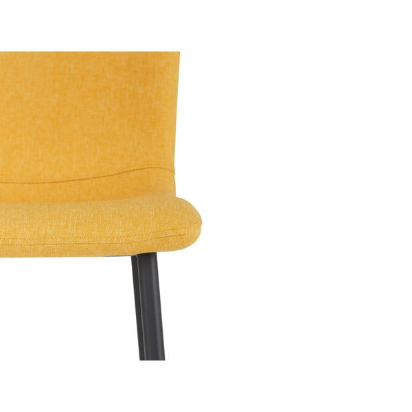 Sedie da pranzo gialle in un set di 2 Faye - Støraa-image-4