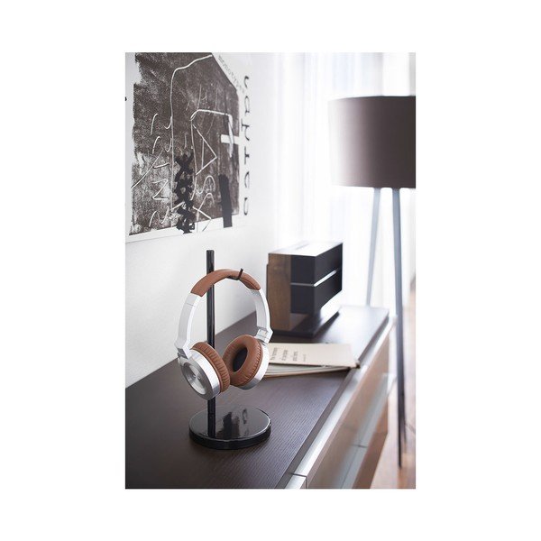 Supporto per cuffie nero Bautes - YAMAZAKI-image-1