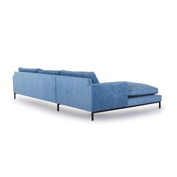 Divano angolare azzurro (angolo destro) Leken - Scandic-image-4