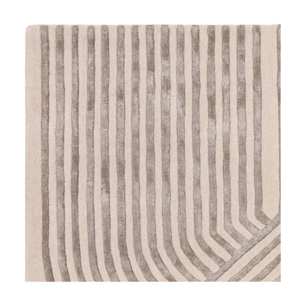 Tappeto crema tessuto a mano con lana 160x230 cm Matrix - Asiatic Carpets-image-4