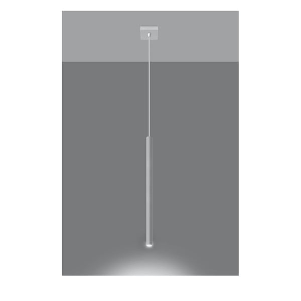 Apparecchio a sospensione bianco Singolo Fideus - Sollux-image-3