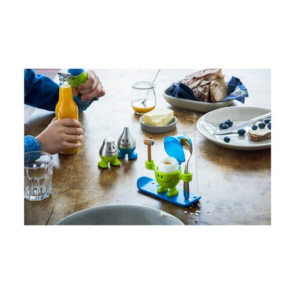 Portauovo blu-verde con cucchiaio Cromargan® Mc Egg McEgg - WMF-image-2