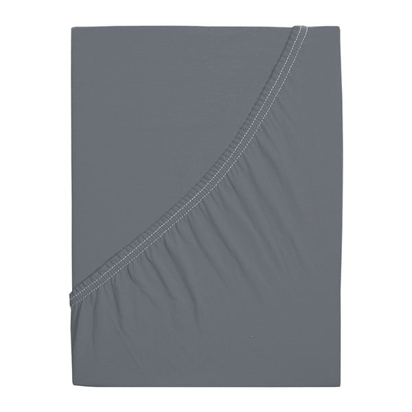 Lenzuolo elasticizzato grigio scuro 200x220 cm - B.E.S.