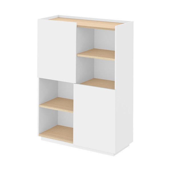 Libreria bianca 100x147 cm Nina - TemaHome-image-2