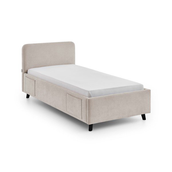 Letto da bambini beige con contenitore con rete inclusa 90x200 cm Cosy – Meise Möbel