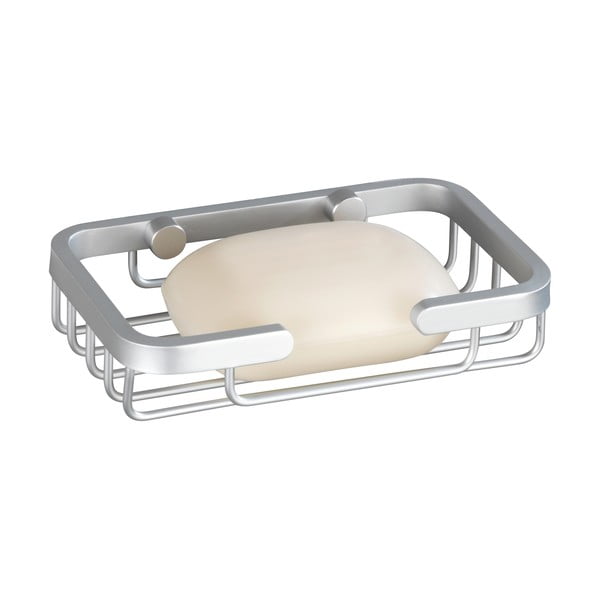 Distributore di sapone a parete in argento Gomo - Wenko-image-3