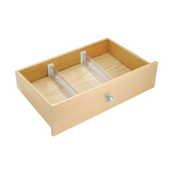 Set di 2 divisori trasparenti per cassetti da cucina , 37 cm Linus - iDesign-image-2