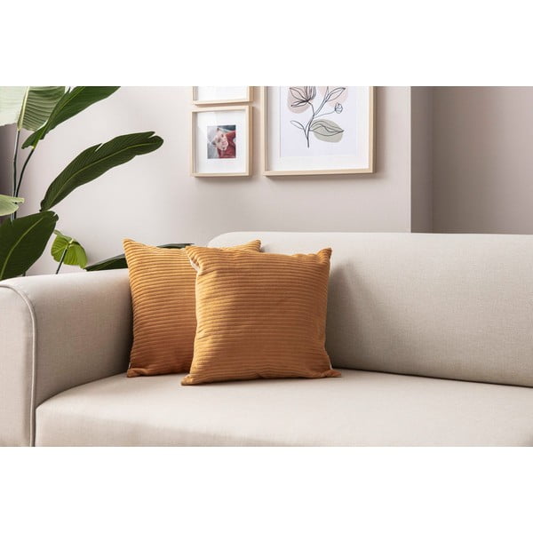 Federe decorative in set in velluto a coste 2 pz 43x43 cm – Mioli Decor-image-4