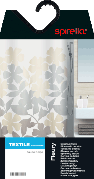 Tenda per doccia 120x200 cm Fleury – Spirella-image-1