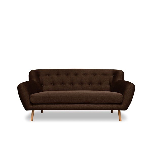 Divano marrone Cosmopolitan design , 162 cm London - Cosmopolitan Design