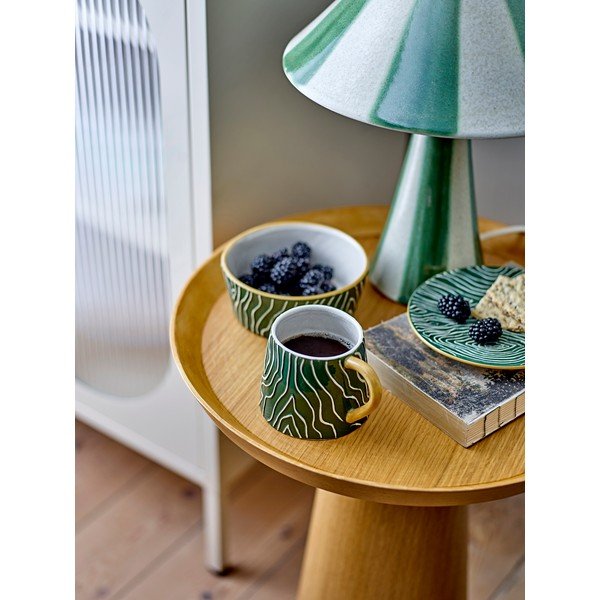 Lampada da tavolo in ceramica con paralume in ceramica (altezza totale 35 cm) Olive – Bloomingville-image-3