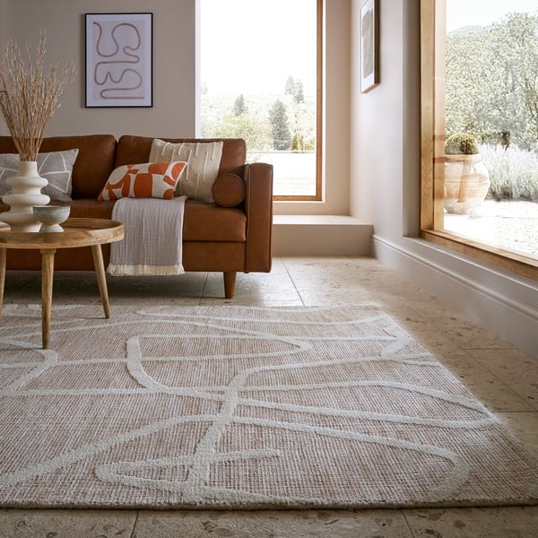 Tappeto beige 160x230 cm Micah – Flair Rugs-image-1