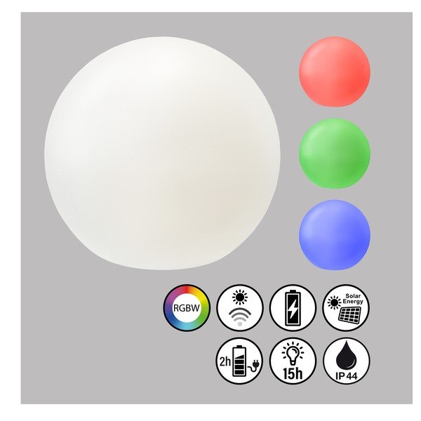 Apparecchio solare a LED a sospensione per esterni ø 18 cm Busso - Fischer & Honsel-image-2