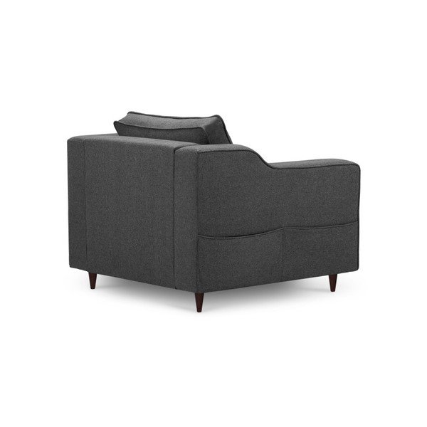 Poltrona antracite Narcisse - Mazzini Sofas-image-1