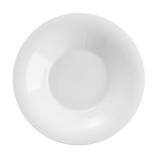 Piatto fondo bianco, ø 22,5 cm Panna Montata - Brandani