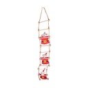 Decorazione natalizia da appendere in tessuto 50 cm Santa Mouse – Sass & Belle