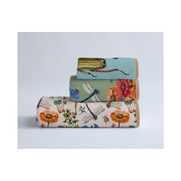 Set di 3 asciugamani Tierra Bella - Madre Selva