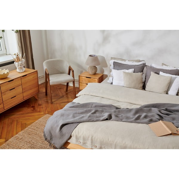 Letto matrimoniale in legno di faggio 160x200 cm Greg - The Beds-image-4