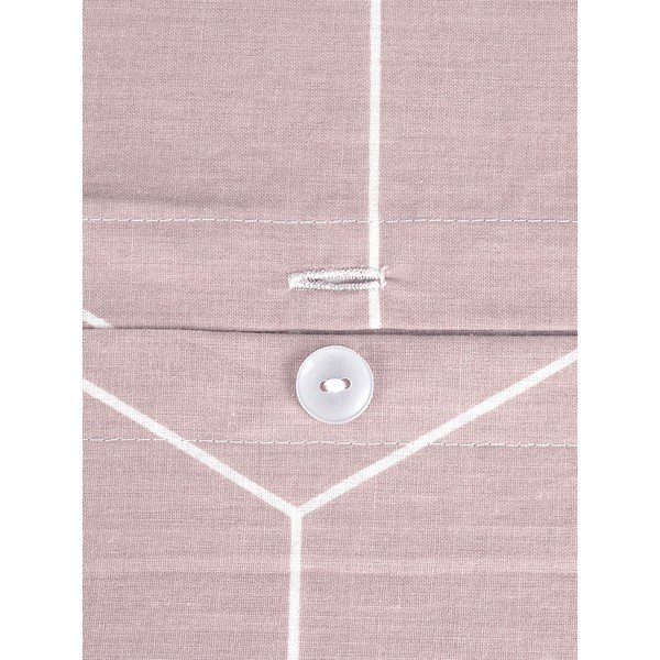 Lenzuolo matrimoniale in cotone rosa ranforce by46, 200 x 200 cm - Westwing Collection-image-1