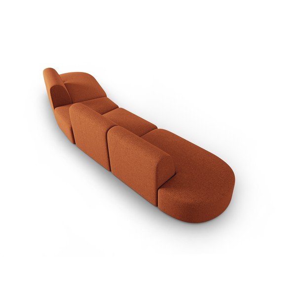 Divano arancione 412 cm Shane - Micadoni Home-image-4