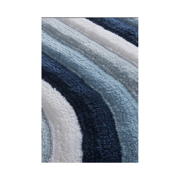 Set di 3 tappetini da bagno blu Colorful - Foutastic-image-3
